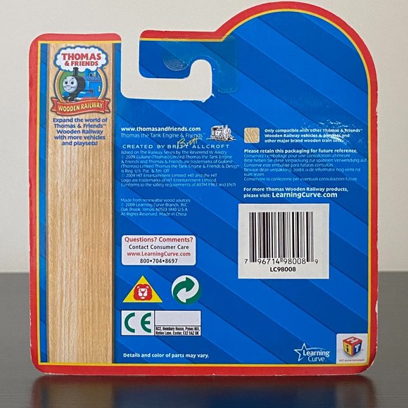 Learning Curve Thomas & Friends Wooden Railway RHENEAS #LC98008 *RARE* 2008 - Picture 2 of 15